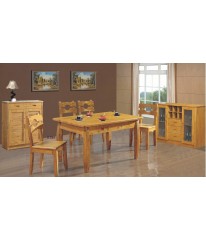 6 CHAIRS KITCHEN DINING  TABLE SET